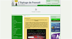 Desktop Screenshot of esplugadefrancoli.cat